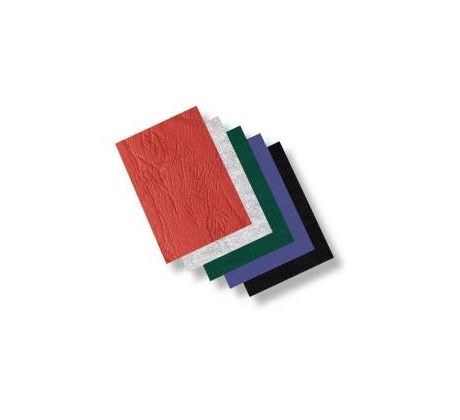Zadní strana - imitace kůže /100ks modrá A4/250 g