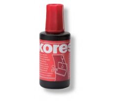 Razítková barva Kores červená 28 ml