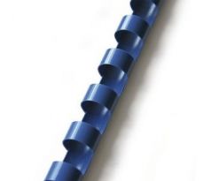 Hřbet pro kroužkovou vazbu 16 mm modrý / 100 ks