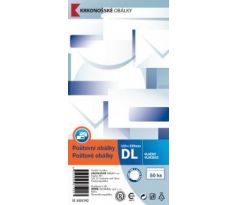 Obálka DL obyčejná, 50 ks, 110 x 220