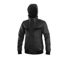 Bunda IRVINE, dámská, zimní, šedo-černá vel. 3XL