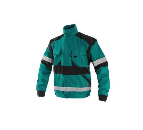 Blůza LUXY BRIGHT, pánská, reflexní, zeleno-černá vel. 50