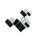 Klip BINDER 420, 32 mm / 12 ks černý