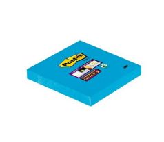 Blok samolepicí Post-it silně lepicí 76 x 76 mm modrý/1 bloček