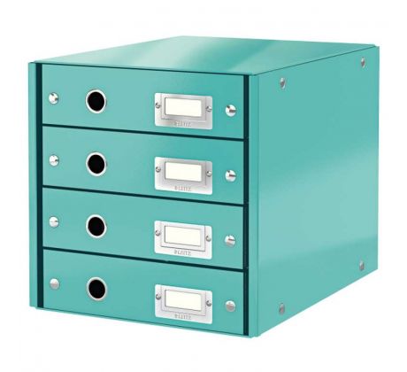 Box zásuvkový Leitz CLICK & STORE 4 zásuvky led. modrý
