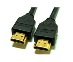 Kabel HDMI M- HDMI M, High Speed, zlacené konektory 5m, černý
