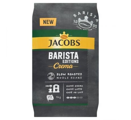 Káva JACOBS zrnková 1kg Barista Crema