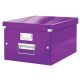 Krabice Leitz CLICK & STORE WOW střední archivační, purpurová