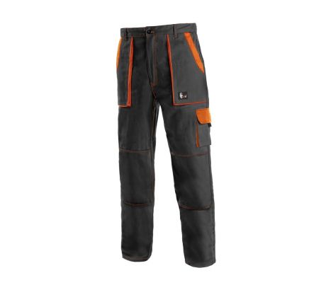 Kalhoty LUXY JOSEF, pánské, černo-oranžové vel. 56